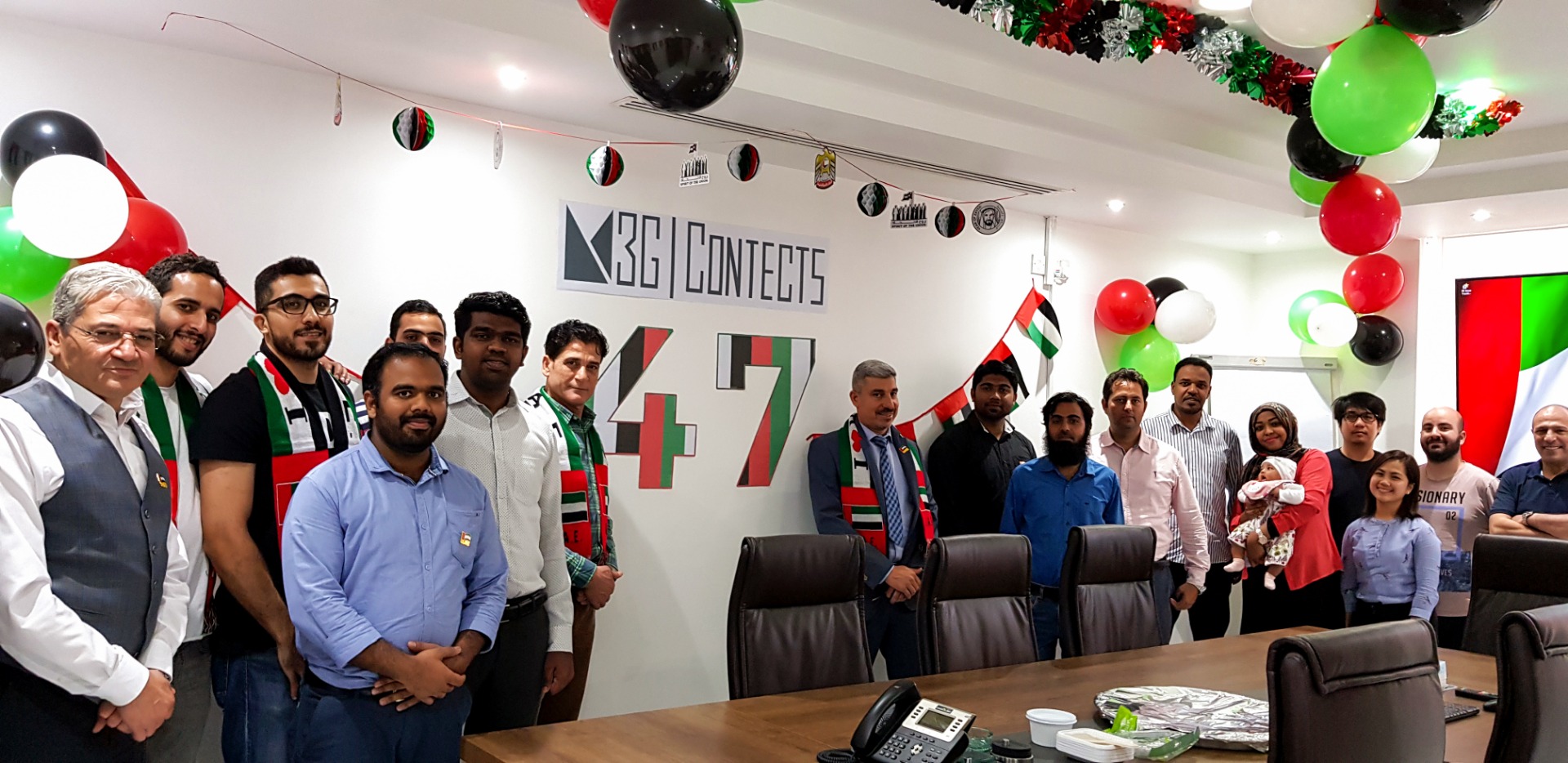 47th UAE National Day | 3G|Contects - Engineering Consultants Office Team Celebration